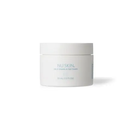 Gel crema facial con ácido hialurónico y vitamina A
