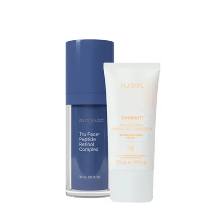 Kit con retinol y protector solar mineral SPF 50+